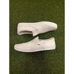 Vans Off The Wall Unisex M8.5/W10 Skateboard Shoes Triple White Slip On Sneaker